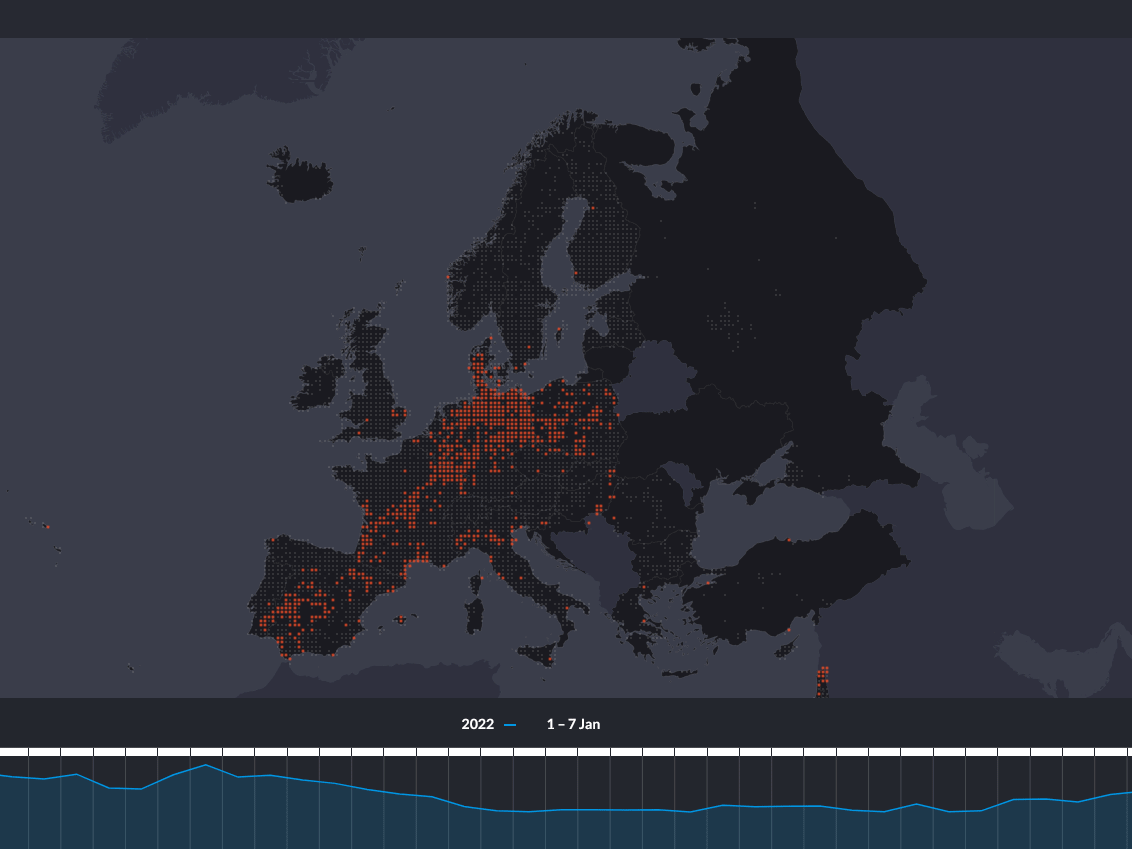Traces des grues cendrées 2022